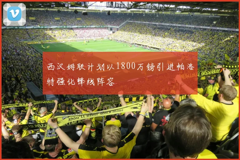 西汉姆联计划以1800万镑引进帕洛特强化锋线阵容
